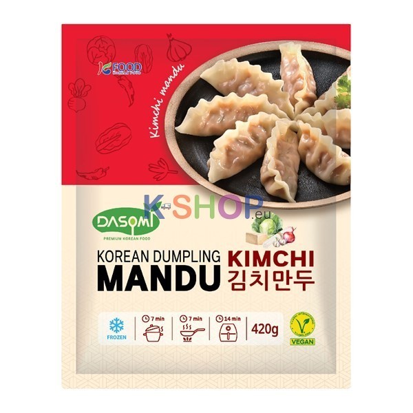  (FR) DASOMI Kimchi Mandu Korean Dumpling 420g 1