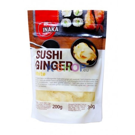  INAKA Sushi Ingwer Natur mit Süßungsmitteln 300g (Abtropfgewicht 200g) 1