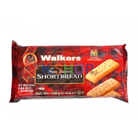  WALKERS Pure Butter Shortbread 160g 1