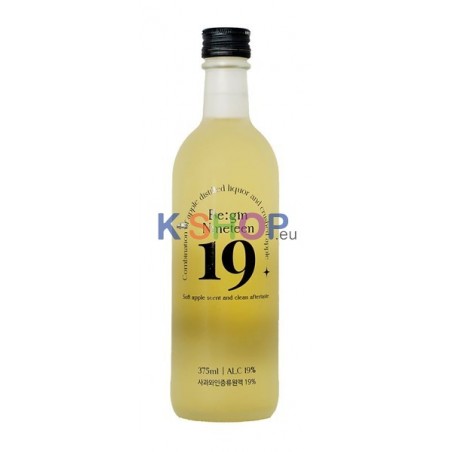  Begin 19 (무설탕 사과와인증류주 Alk 19%) 375ml 1