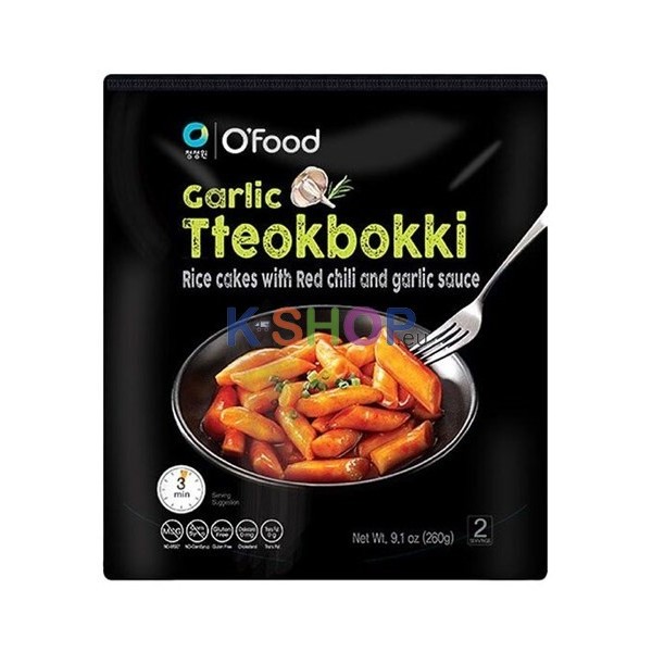 CHUNGJUNGONE O'Food Reiskuchen - Knoblauch (Tteokbokki) 260g 1
