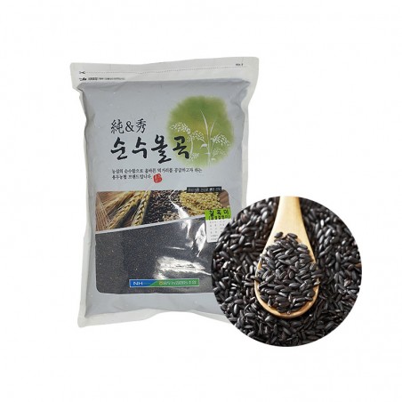 NONGHYUP 용두농협 순수올곡 검정 찰현미(찰흑미) 1kg 1