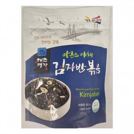  해초명가 아몬드 야채 김자반 볶음 60g 1