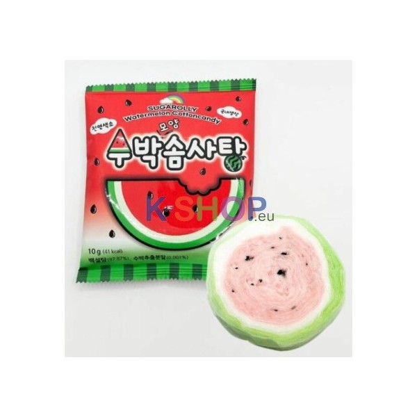 Wassermelonen-Zuckerwatte 10g 1 Wassermelonen-Zuckerwatte 10g 1