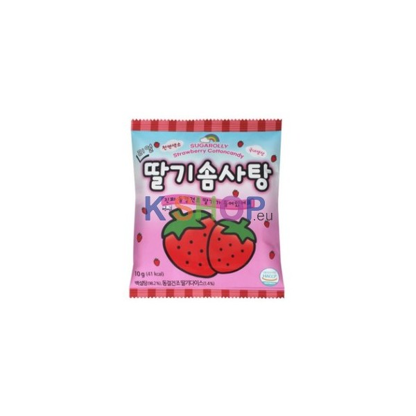 Erdbeer Zuckerwatte 10g 1 Erdbeer Zuckerwatte 10g 1