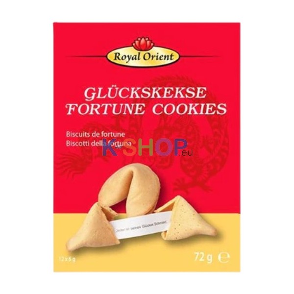 Royal Orient Fortune Cookies 12stück 72g 1 Royal Orient Fortune Cookies 12stück 72g 1