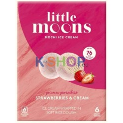  (TK) Little Moons Erdbeeren und Sahne Mochi-Eis 192g (32g*6) 1