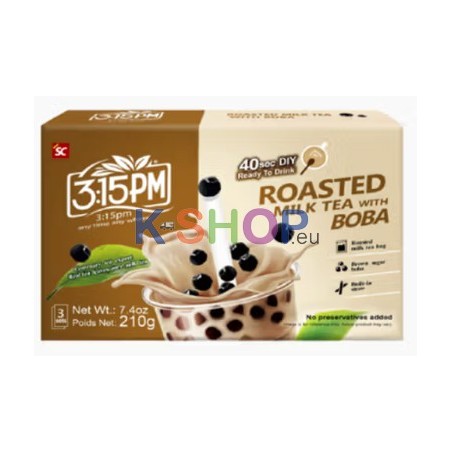  3:15PM Roasted Milk Tea with Boba 3ea 210g 1