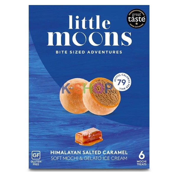 (TK) LITTLE MOONS Mochi mit gesalzenem Karamell-Eis 192g (32g*6) 1 (TK) LITTLE MOONS Mochi mit gesalzenem Karamell-Eis 192g (32g*6) 1