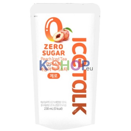  ICETALK Peach Iced Tea Zero 230ml 1