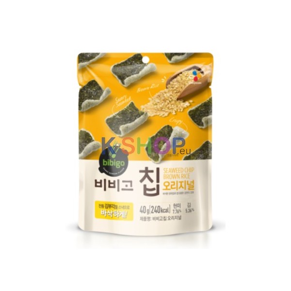 CJ BIBIGO BIBIGO Snack Gim fritiert Original 40g 1 CJ BIBIGO BIBIGO Snack Gim fritiert Original 40g 1