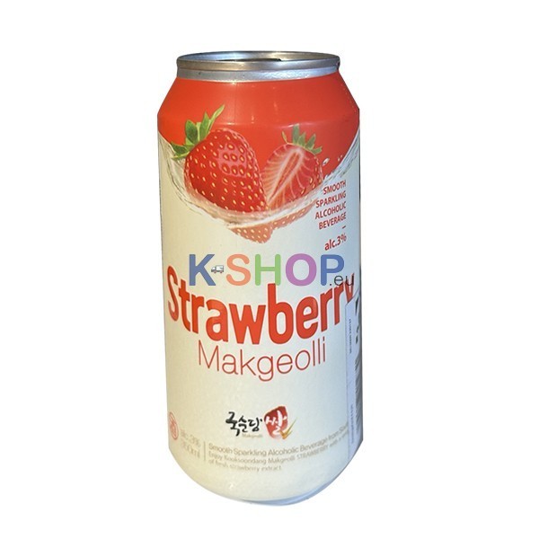 KOOKSOONDANG KOOKSOONDANG Makgeolli Erdbeer Reiswein (3% Alk.) 350ml (Einweg) zzgl. 0,25€ Pfand 1 KOOKSOONDANG KOOKSOONDANG Makgeolli Erdbeer Reiswein (3% Alk.) 350ml (Einweg) zzgl. 0,25€ Pfand 1