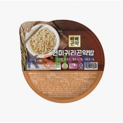  빼빼곤약 현미귀리곤약밥 140g (MHD : 26/08/2025) 1