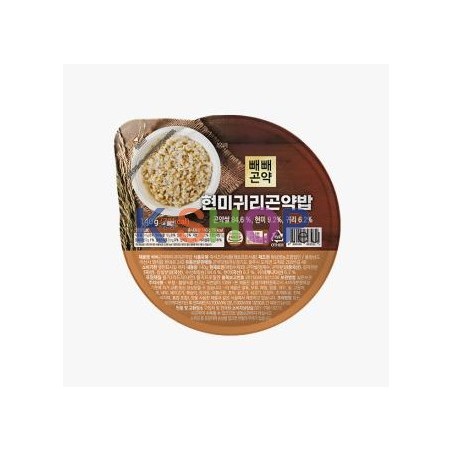  빼빼곤약 현미귀리곤약밥 140g (MHD : 26/08/2025) 1