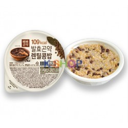  빼빼곤약 109kcal 발효곤약 렌틸콩밥 150g (MHD : 12/12/2025) 1