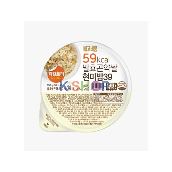  PEGOBIUM 59kcal Fermentierter Konjac Brauner Reis39 150 g (MHD: 1/10/2025) 1
