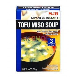  S&B Japanese Instant TOFU Miso Suppe 30g (3x10g) 1