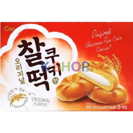  CHUNGWOO Reiskuchen-Kekse mit Zucker und Süßungsmitteln 107.5g (21.5g X 5) 1
