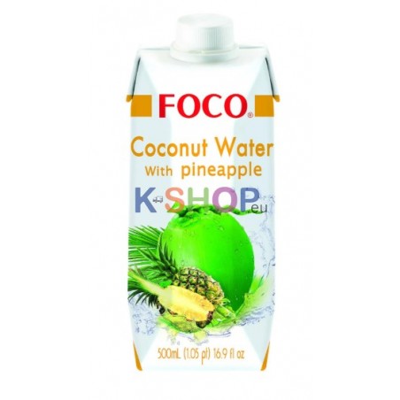  FOCO Kokoswasser mit Ananas 500ml 1