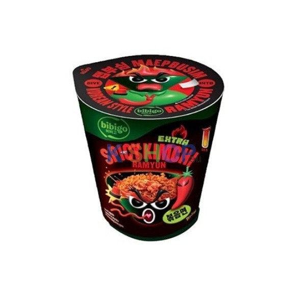 CJ BIBIGO BIBIGO Extra scharfe Kimchi Cup Ramyun 98g 1