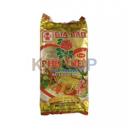 GIA BAO Rice Noodle Pho Tuoi 3mm 500g 1